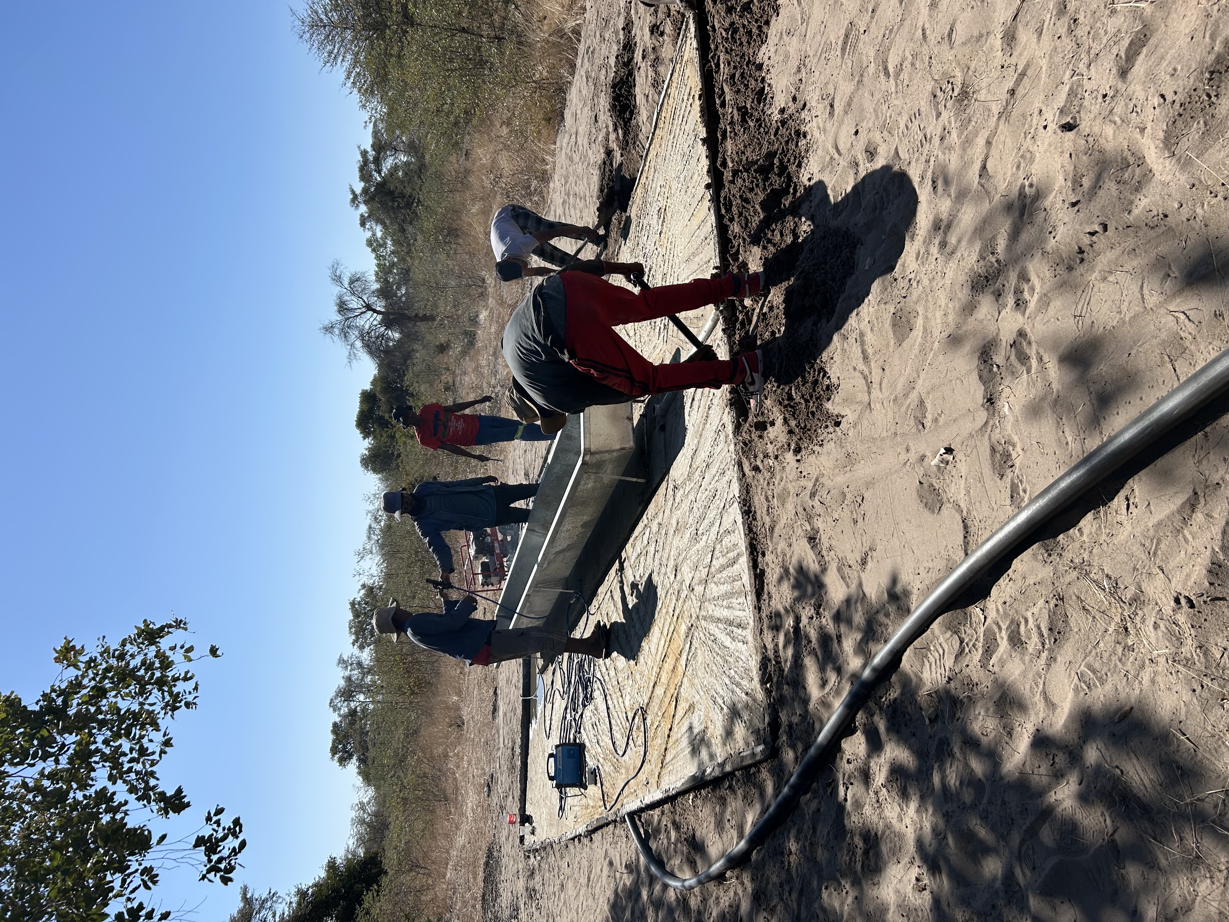 Field construction team